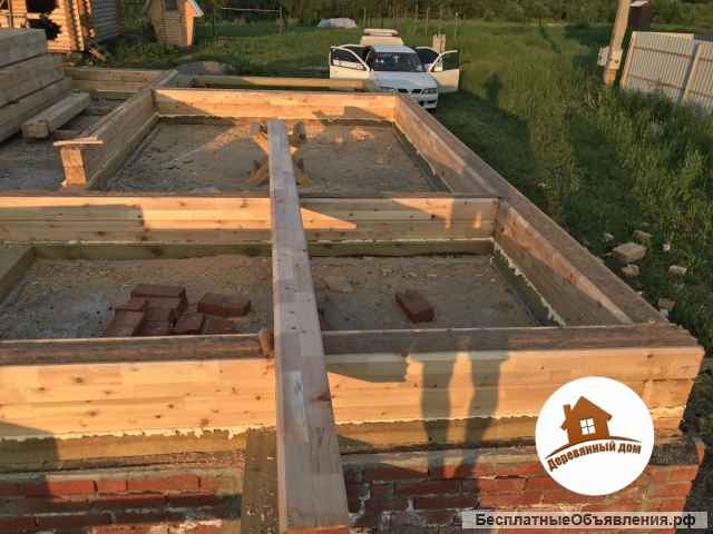 Дома из бруса естественной влажности