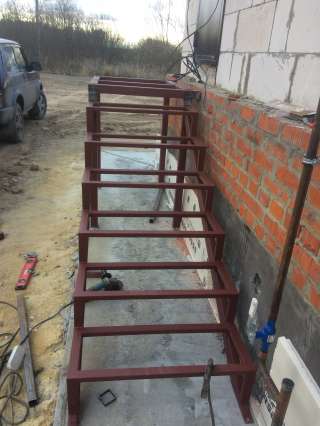 Лестницы металлические арт 28