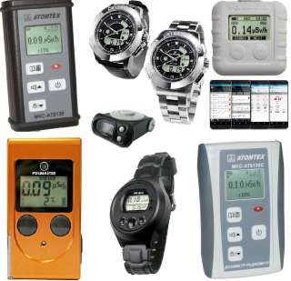 Дозиметры радиации Атомтех и Полимастер