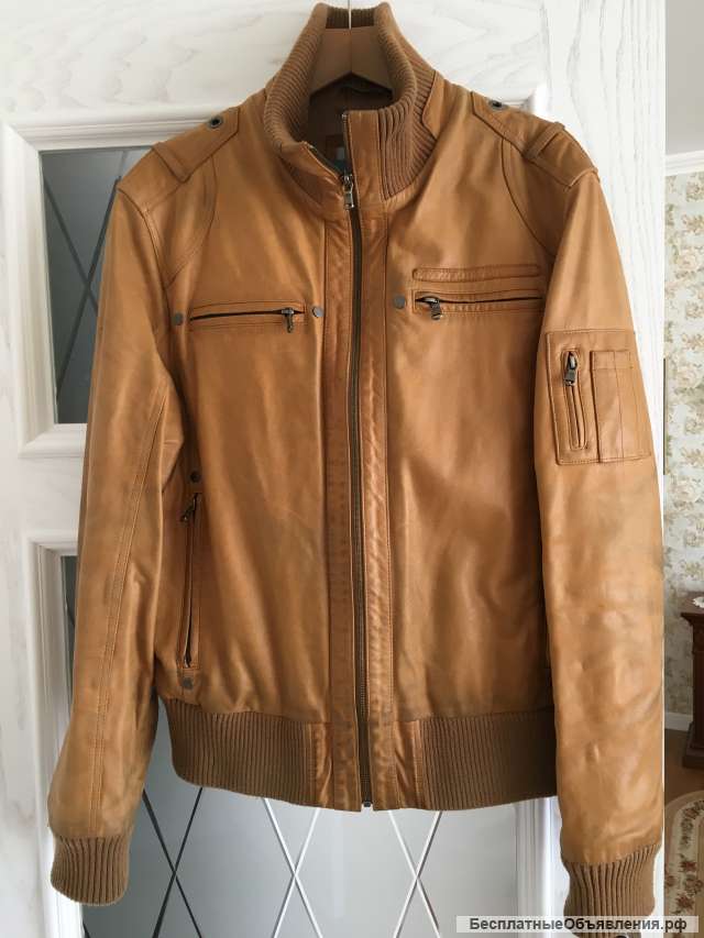 Куртка кожаная мужская