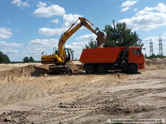 Доставка песка щебня и других стройматериалов