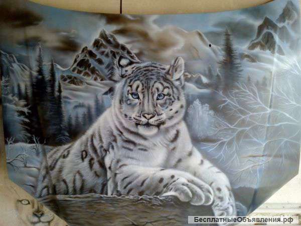 Аэрография, роспись стен в Москве