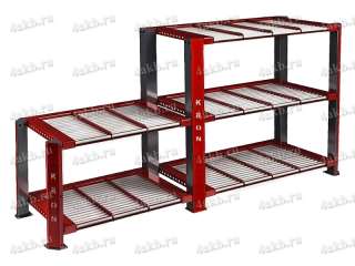 Роликовые стеллажи для хранения АКБ