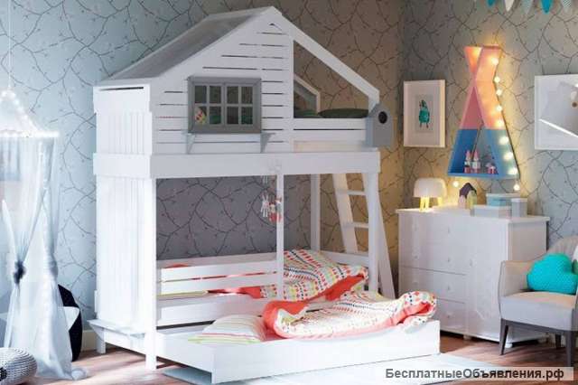 Игровой комплекс, Кровать домик