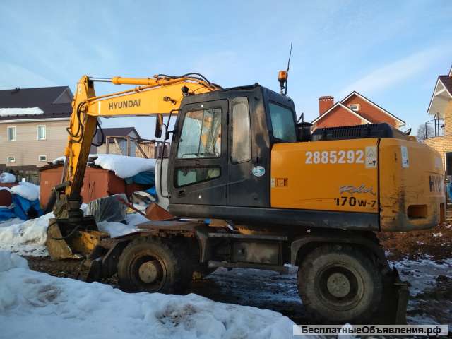 Водитель на колесный экскаватор Hyundai R170W