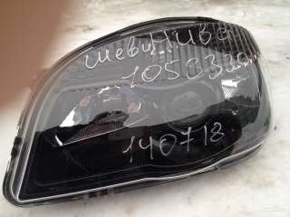 Фара левая Нива Шевроле черная Б/У