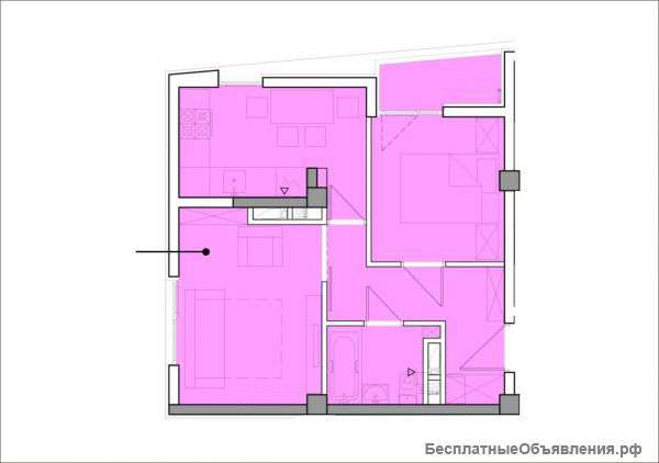 2-комн.квартира на ул. Полтавская