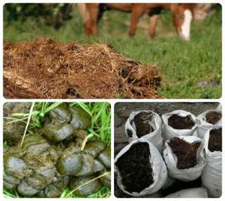 Конская органика для подготовки почвы, в мешках