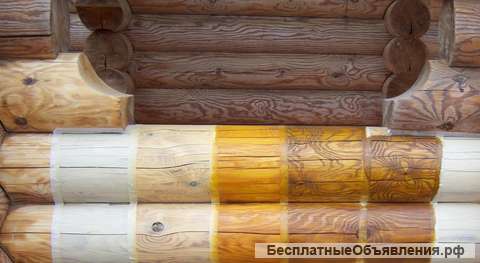 Шлифовка деревянных домов