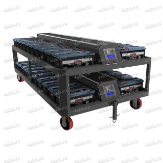 Тележка зарядно-позарядная для хранения аккумуляторов