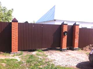 Строительство, установка заборов, ворот, сварка