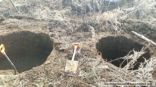 Копка колодцев, канализации под ключ