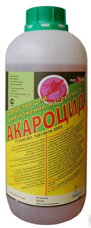 Акароцид: Средство от насекомых