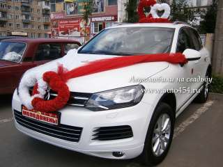 Белый Фольксваген Туарег на заказ с водителем