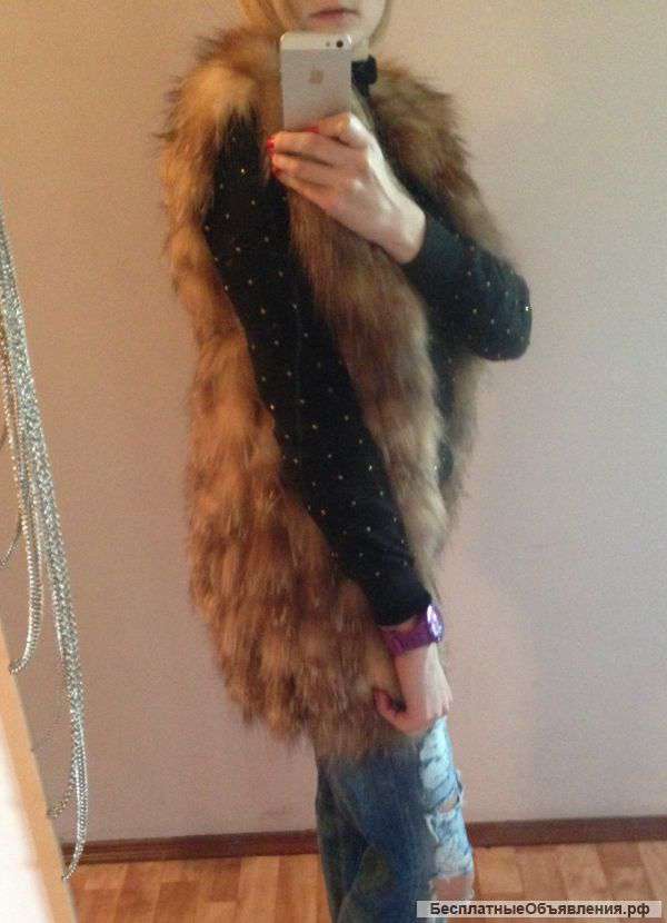 Жилетка из лисицы