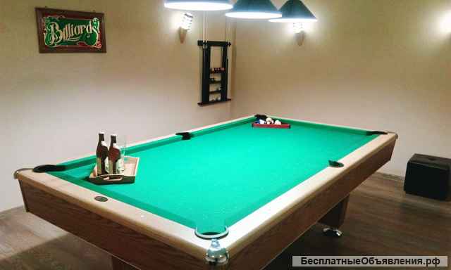 Трехэтажный коттедж с банным комплексом с тёплым бассейном и бильярдом