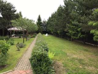 Участок в стародачном поселке с соснами и старым домом, рядом река