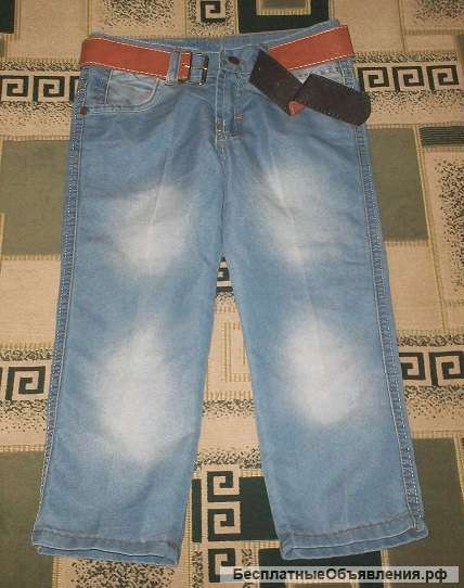 Брюки джинсовые на мальчика 4 - 5 лет