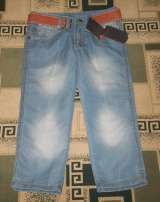 Брюки джинсовые на мальчика 4 - 5 лет