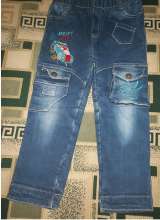 Брюки джинсовые на мальчика 4 - 5 лет