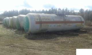 Цистерны, котлы, ж.д газовые, пропан, 54м3, б/у