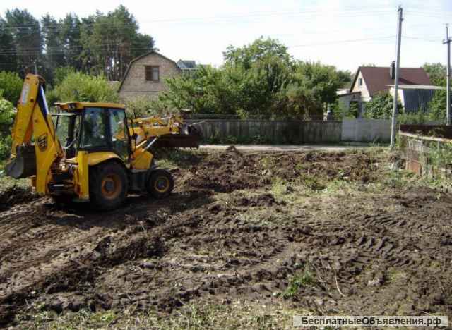 Спил деревьев. Расчистка участка. Снос старого дома