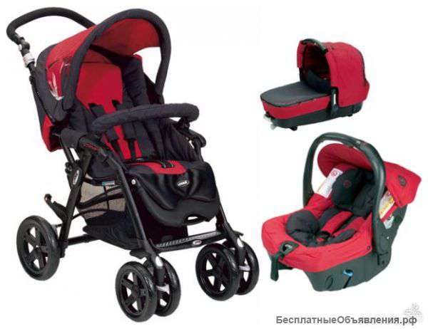 Детская коляска 3 в 1 Jane Nomad Formula Strata
