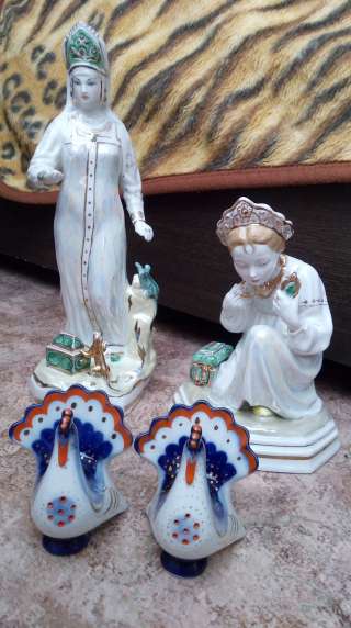 Фарфоровые фигурки Дулево