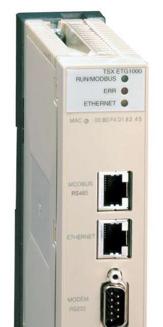 Tsxetg1000 интеллектуальный шлюз modbus ethernet с web-сервером