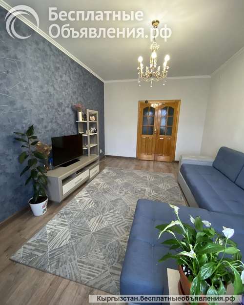 3-комнатная квартира. Мкр. Асанбай Индив планировка
