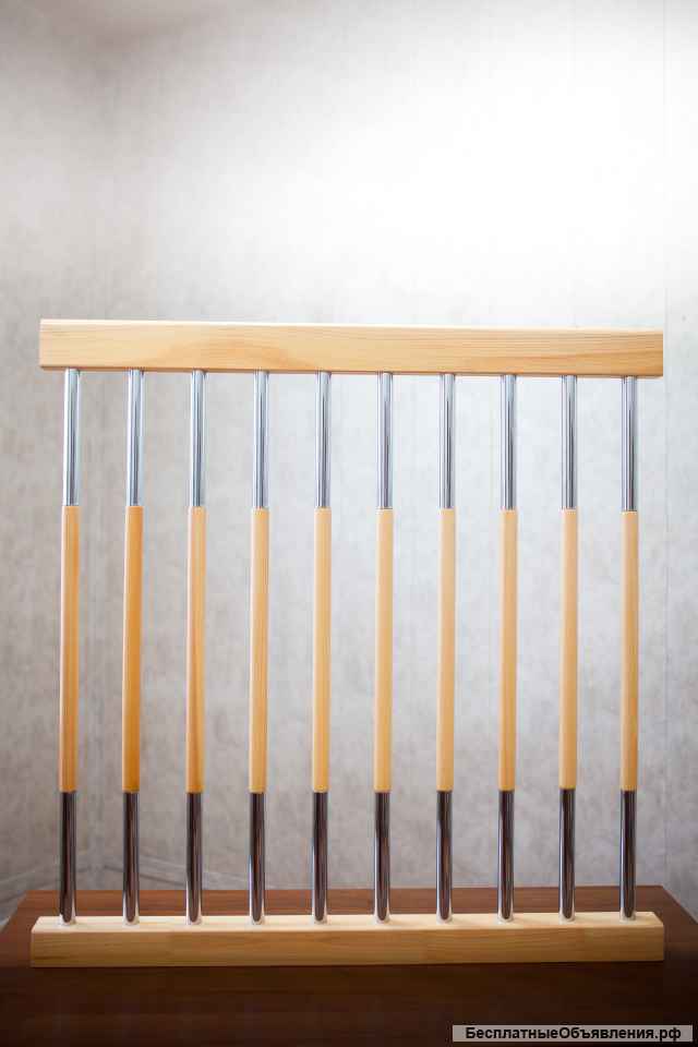 Комбинированные балясины дерево - металл. В наличии.