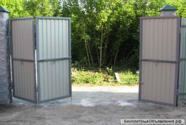 Изготовим, установим ворота распашные