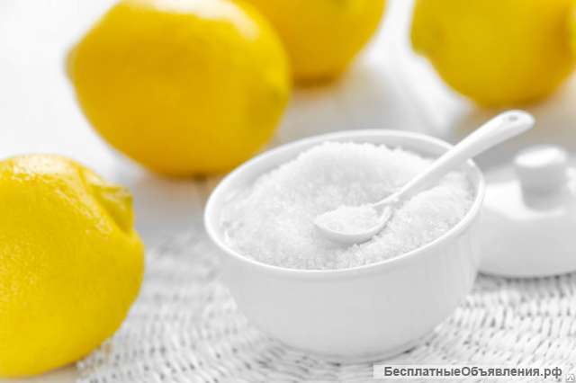 Лимонная кислота в мешках по 25 кг(КНР)