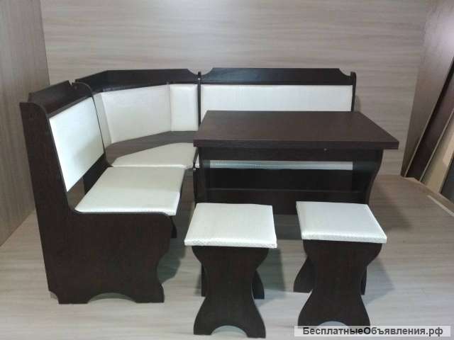 Кухонный уголок в различных цветовых решениях