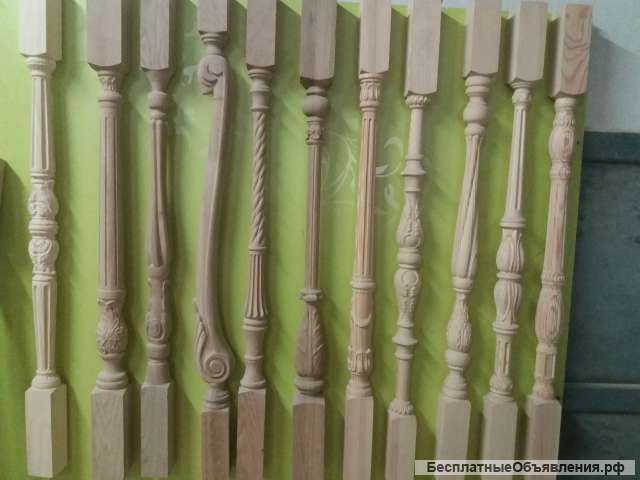 Резные балясины и столбы для лестниц
