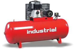 Поршневой маслозаполненный компрессор Лидер ВКП F AB 858-10-500 с ременным приводом