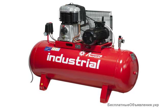 Поршневой маслозаполненный компрессор Лидер ВКП F AB 858-10-270 с ременным приводом