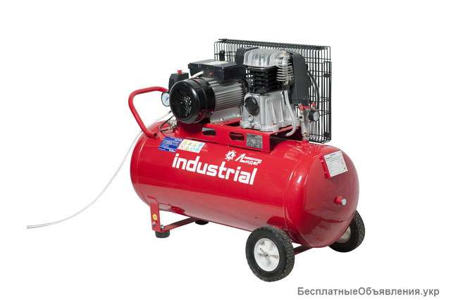 Поршневой маслозаполненный компрессор Лидер ВКП F AB 858-10-100 с ременным приводом