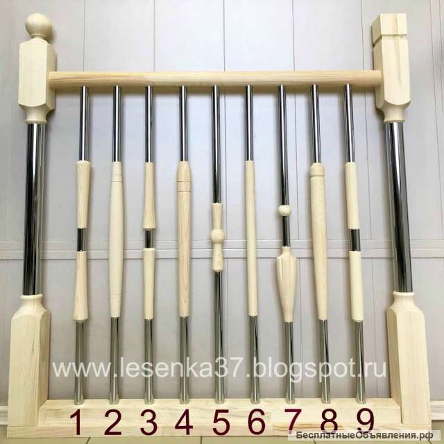 Балясины 50х50х900 из дерева