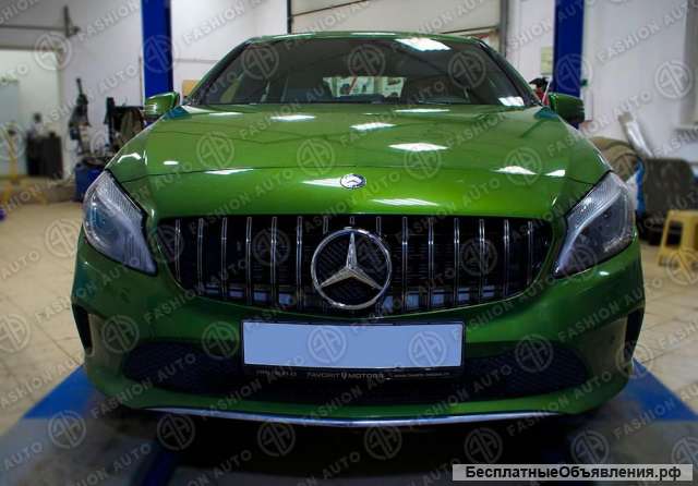 Решетка радиатора GT Mercedes A 176 мерседес а 176