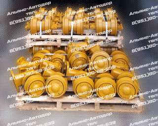 Катки, натяжные и ведущие колеса на бульдозера ЧТЗ Уралтрак Т-130, Т-170, Б-10