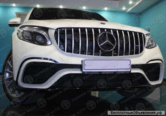 Передний бампер 63 AMG Mercedes GLC X253 МЕРСЕДЕС ГЛЦ Х253