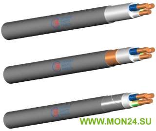 Кабель силовой огнестойкий, не распространяющий горение, не содержащий
