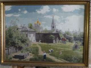 Картина В.Д.Паленова "Московский дворик"