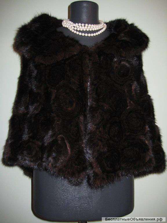 Накидки из норки (розы) пр.греция