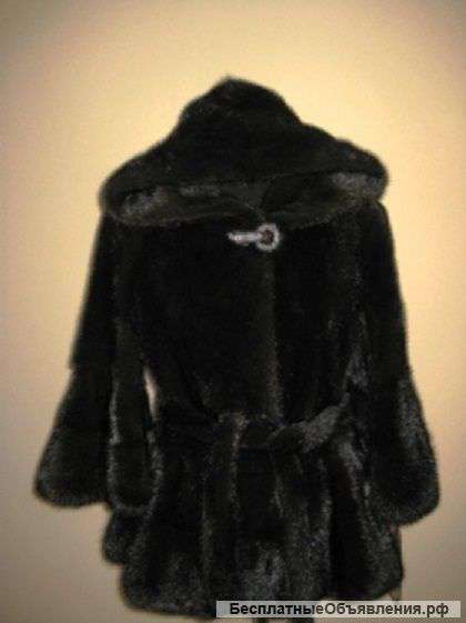 Полушубок норковый новый рукав 3/4 Греция р. 42-44-46