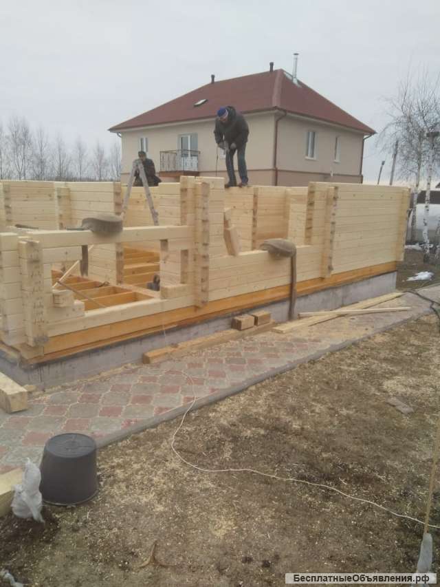 Строим дома, бани от фундамента до крыши