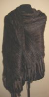 Палантин из норки вязаной пр.Греция