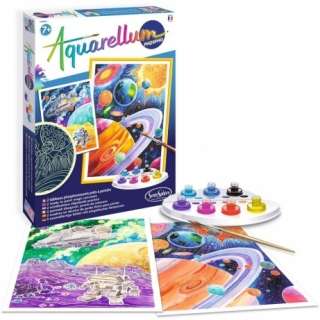 Акварельная раскраска SentoSphere Космос фосфоресцентный