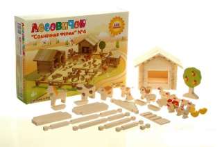 Деревянный конструктор Лесовичок Солнечная ферма 4